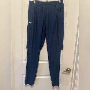 Under Armour Dark Blue Training Pants with White Detail
